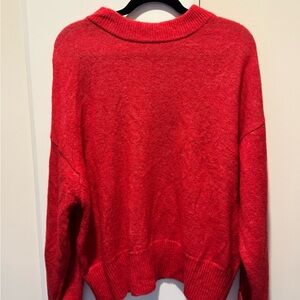Cozy Red Women's Sweater